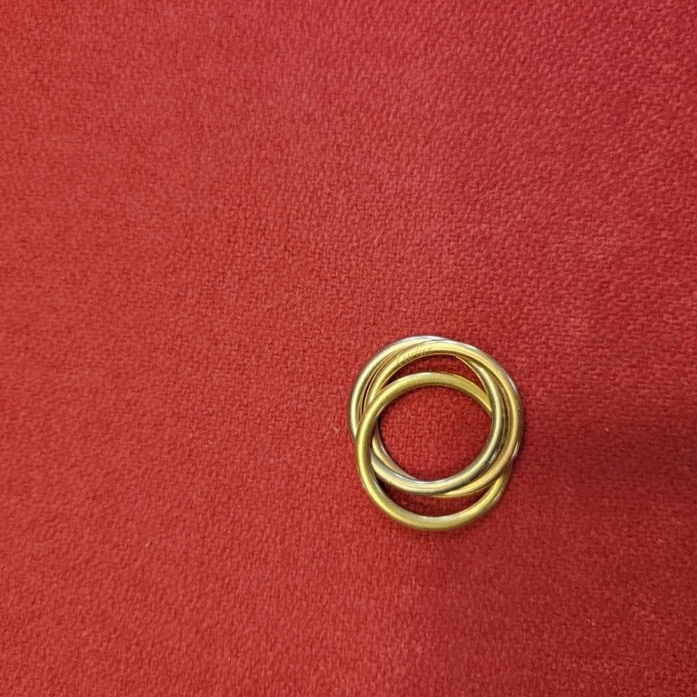 COPY - Vintage Cartier Tri Ring size 8.5 Gold